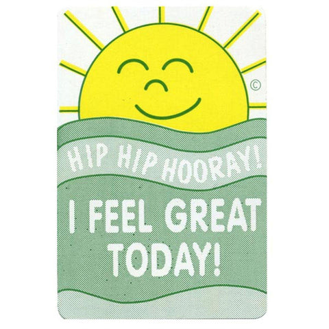 "Sunshine: I Feel Great Today!" Award Stickers Sunshine: I Feel Great Today! ,150 / roll - Axiom Medical Supplies