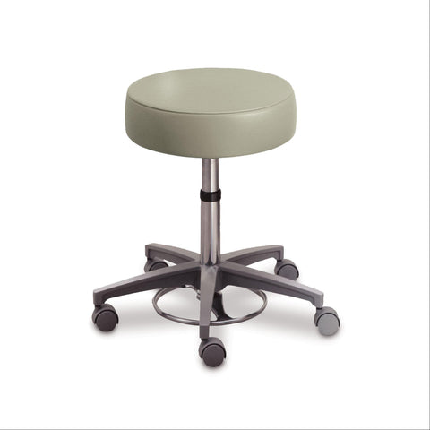 Stool with Stitched Upholstery Without Back • Stitched Upholstery • 24"H ,1 Each - Axiom Medical Supplies