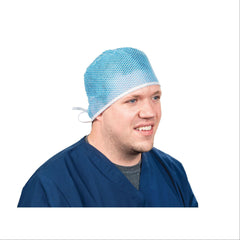 Surgeon's Cap with Ties Surgeon's Caps with Ties • One Size • 35gsm Spunlace ,100 per Paxk - Axiom Medical Supplies