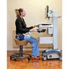 Swopper Ergonomic Stool With Casters • Vinyl ,1 Each - Axiom Medical Supplies