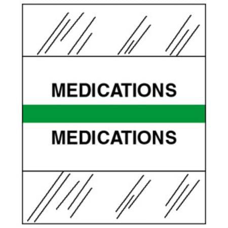 Tabbies Index Tab 1 1/4 Inch Medications