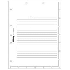 Tabbies Divider Sheet 8-1/2 X 11 Inch Medical Chart