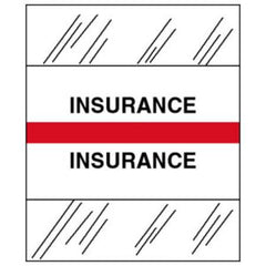 Tabbies Index Tab 1 1/4 Inch Insurance