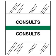 Tabbies Index Tab 1/2 X 1-1/4 Inch Consults