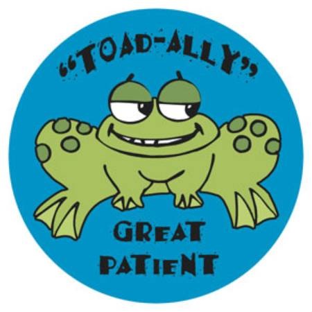 Tabbies Tabbies® 100 per Unit Toad-Ally Great Sticker
