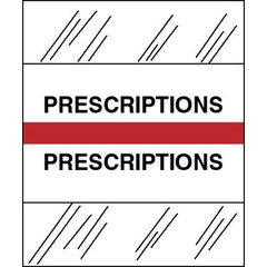 Tabbies Index Tab 1/2 X 1-1/4 Inch Prescriptions