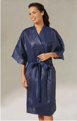 Tech Styles a Division of Encompass Patient Robe Tech Styles® Large / X-Large Dark Blue Disposable