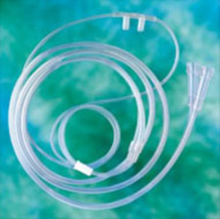 Teleflex LLC ETCO2 Nasal Sampling Cannula with O2 Delivery Dual Port Delivery Hudson RCI® Adult Straight Prong / NonFlared Tip