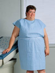 Tidi Products Patient Exam Gown TIDI® Ultimate X-Large Light Blue Disposable
