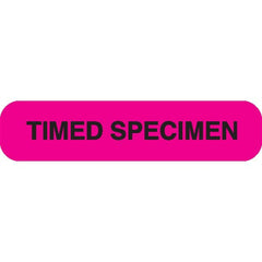 TIMED SPECIMEN Phlebotomy/Specimen Receiving Labels MarketLab Timed Specimen Label, Flourescent Pink PK1000 ,1000 / pk - Axiom Medical Supplies