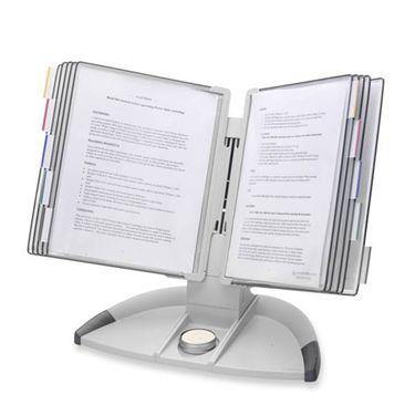 Tabletop and Wall-Mount Document Display System Wall-Mount/Expansion Unit • 3.375"W x 2.5"D x 11.5"H ,1 Each - Axiom Medical Supplies