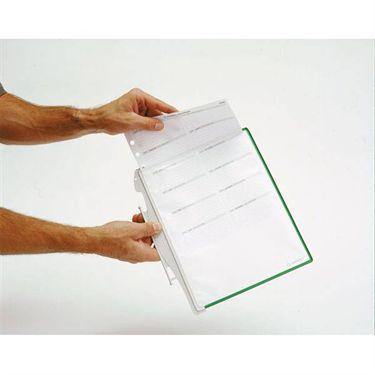 Tabletop and Wall-Mount Document Display System Replacement Sleeves • 11.875"L x 10"W each • Index tabs not included ,10 / pk - Axiom Medical Supplies