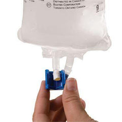 Tamper-Resistant IV Port Caps Tamper-Resistant Add-Port Cap • Baxter and Viaflex ,Pack oF 25 - Axiom Medical Supplies