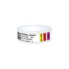 Tamper Evident Alert Labels MarketLab Fall Risk TE Alert Label, Yellow PK250 ,250 / pk - Axiom Medical Supplies