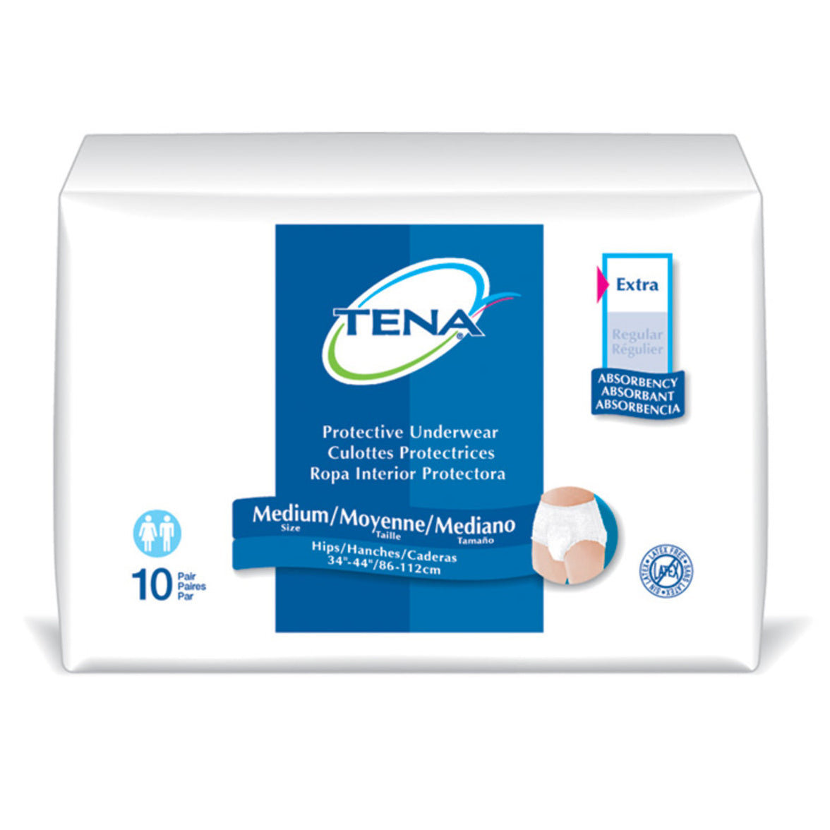 Tena Protective Underwear, Extra Absorbency AM-10-72220