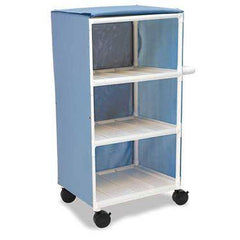 Three-Shelf Narrow PVC Linen Cart MarketLab Narrow 3-Shelf Linen Cart ,1 Each - Axiom Medical Supplies