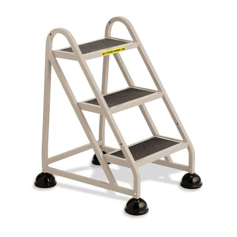 Three-Step Rolling Step Stool Three-Step • 21.5"W x 26.5"D x 32.5"H / Top step height: 27" ,1 Each - Axiom Medical Supplies