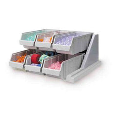 Tiered Organizer Bin Systems 9-Bin • 20.13"W x 21.38"D x 14.25"H ,1 Each - Axiom Medical Supplies