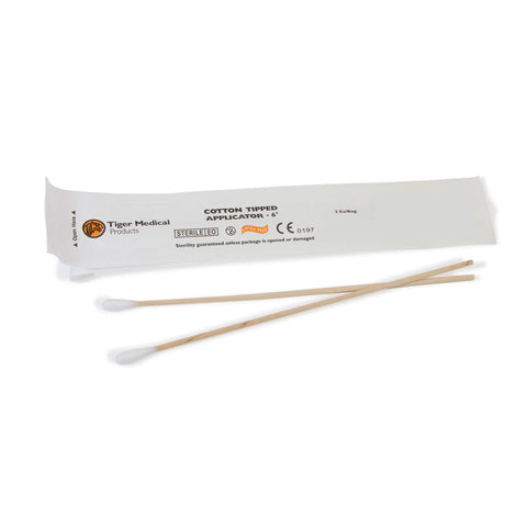 Tiger Medical Cotton Tipped Applicator Cotton Tipped Applicator • Sterile ,2000 / pk - Axiom Medical Supplies