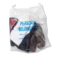 Tiger Medical Patient Belonging Bags Personal Belonging Bag • Clear ,250 / pk - Axiom Medical Supplies