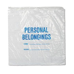 Tiger Medical Patient Belonging Bags Patient Belonging Bag • White ,250 / pk - Axiom Medical Supplies