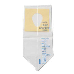Tiger Medical Pediatric Urine Collection Bags 100mL • Folded ,100 per Paxk - Axiom Medical Supplies
