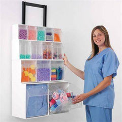 Tilt Bins 6-Bin Unit • Bin Size: 3.5"W x 2.5"D x 3.75"H ,1 Each - Axiom Medical Supplies