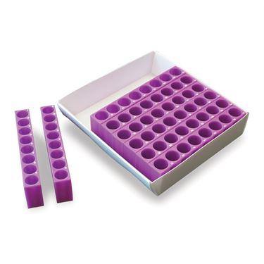 TracRack Cryo Storage Boxes TracRack Cryo Storage Box • Holds 64 x 1.5/2mL Conical or 2mL Cryo/Flat Bottom ,1 Each - Axiom Medical Supplies