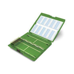 Translucent Slide Boxes 100-Place Translucent Slide Box, Assorted ,5 / pk - Axiom Medical Supplies