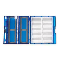 Translucent Slide Boxes 100-Place Translucent Slide Box, Assorted ,5 / pk - Axiom Medical Supplies