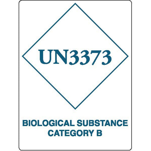 Transport Labels "UN3373" Label • 2.25"W x 2.25"H ,250 / pk - Axiom Medical Supplies