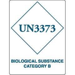 Transport Labels "UN3373" Label • 2.25"W x 2.25"H ,250 / pk - Axiom Medical Supplies