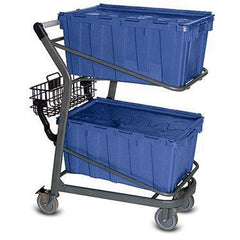 TransportTote Two-Tier Cart TransportTote Two-Tier Cart • 23.5"W x 31.75"L x 41.25"H ,1 Each - Axiom Medical Supplies