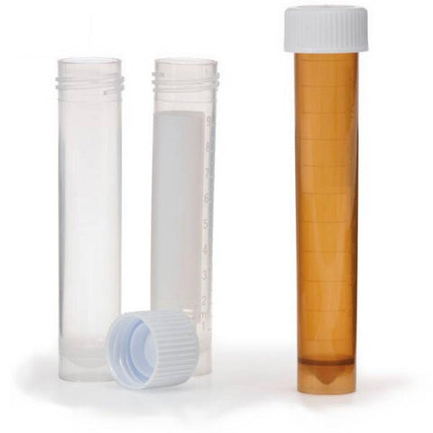 Transport Tubes Graduated with Writing Area • 17mm x 84mm ,1000 / pk - Axiom Medical Supplies