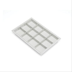 Trays and Baskets for Multi Drawer Procedure and Supply Carts 8" Tray • Gray ,1 Each - Axiom Medical Supplies