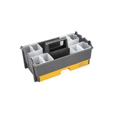 Tray with Drawer and 8 Bin Cups Tray with Sliding Drawer • 9"W x 14"L x 6"H ,1 Each - Axiom Medical Supplies