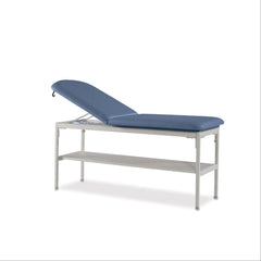 Treatment Table with Shelf and Adjustable Back Treatment Table with Shelf and Adjustable Back • 29"W x 76"L x 32"H ,1 Each - Axiom Medical Supplies