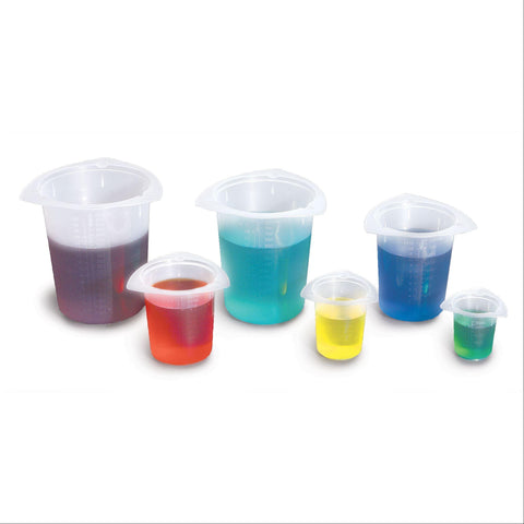 Tri-Corner Beakers 250mL ,100 per Paxk - Axiom Medical Supplies