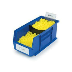 Tri-Dex Bin Label Holder For Label Size 4"W x 1.875"H ,Pack oF 25 - Axiom Medical Supplies