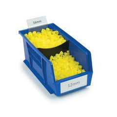 Tri-Dex Bin Label Holder For Label Size 4"W x 1.875"H ,Pack oF 25 - Axiom Medical Supplies