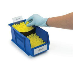Tri-Dex Bin Label Holder For Label Size 4"W x 1.75"H ,Pack oF 25 - Axiom Medical Supplies