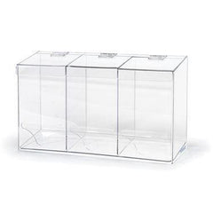 MarketLab Triple Bulk Dispenser Triple • 18"W x 5.5"D x 11"H ,1 Each - Axiom Medical Supplies