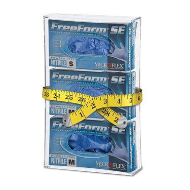 MarketLab Triple Slim Glove Box Dispenser Triple • 10.187"W x 3.125"D x 16.686"H ,1 Each - Axiom Medical Supplies