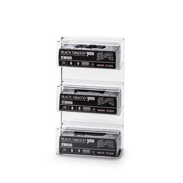 MarketLab Triple Top Dispensing Glove Box Dispenser Triple • 10.2"W x 5.7"D x 18.25"H ,1 Each - Axiom Medical Supplies
