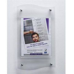 MarketLab Frost Framed Document Holder Triple Document Frost Frame • 32"W x 1.625"D x 18.0625"H ,1 Each - Axiom Medical Supplies