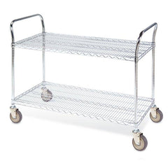 Two-Shelf Wire Utility Cart 36"L x 18"W x 39"H ,1 Each - Axiom Medical Supplies