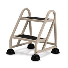 Two-Step Rolling Step Stool Two-Step • 21.25"W x 20.25"D x 23"H / Top step height: 18" ,1 Each - Axiom Medical Supplies