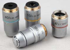 United Products & Instruments Retractable Achromat Objective Lens 40X DIN For Microscope