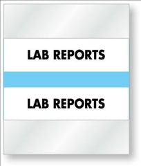 United Ad Label Pre-Printed Label Laboratory Use White Fluorescent Paper Lab Reports Black Lab / Specimen 1-1/2 X 1-1/4 Inch - M-720827-4721 - Pack of 100