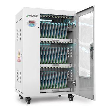 UVC Sanitizing and Charging Mobile Station 10 Bay • 21.65"W x 26.38"L x 18.5"H ,1 Each - Axiom Medical Supplies